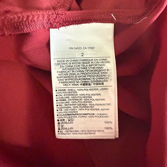 Banana Republic Red/Burgundy Mini Skirt - Picture 6 of 7